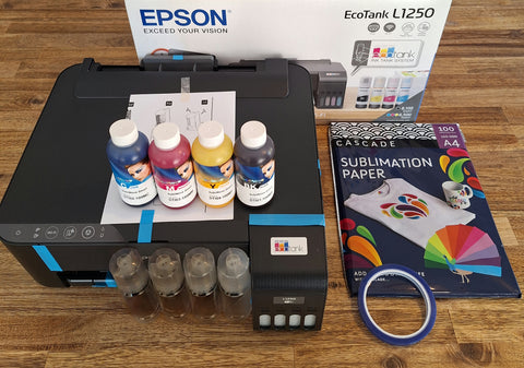 Epson Ecotank A4 Printer Sublimation Bundle