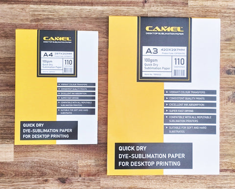 A4 and A3 Dye Sublimation Paper